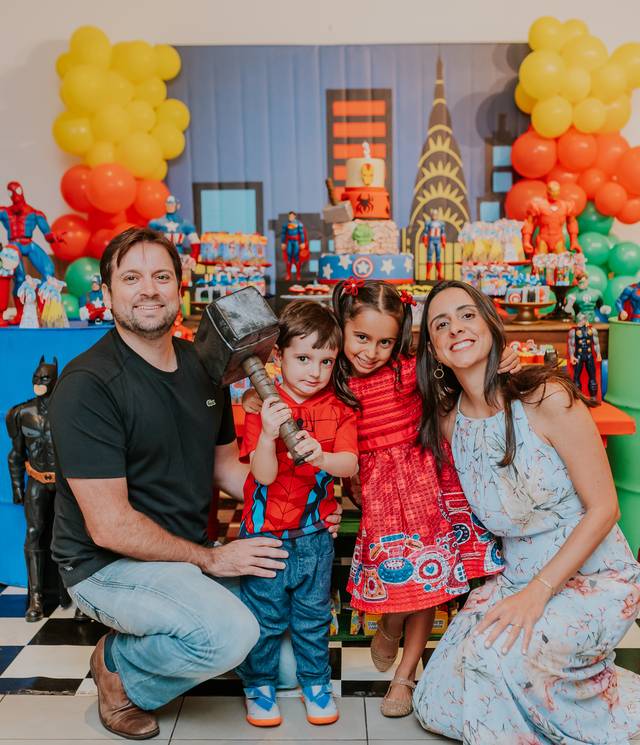 Festa Infantil de David e Letícia: 3 e 5 anos