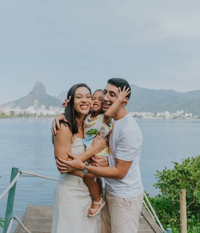 Família & Gestante de Ensaio de família: Manuela na Lagoa Rodrigo de Freitas