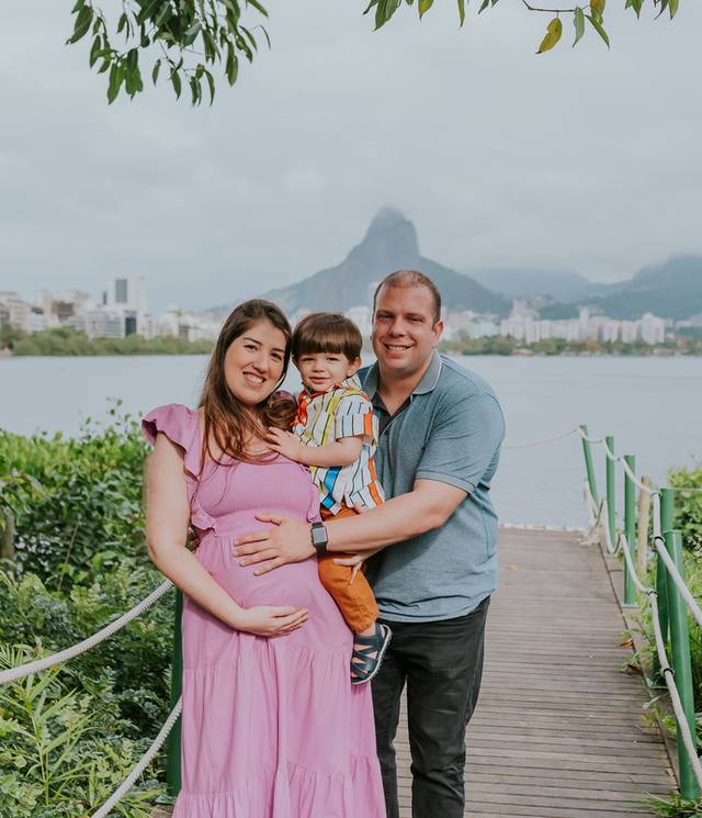 Família & Gestante de Ensaio de estante: A espera da Manuella na Lagoa Rodrigo de Freitas- Rio de Janeiro