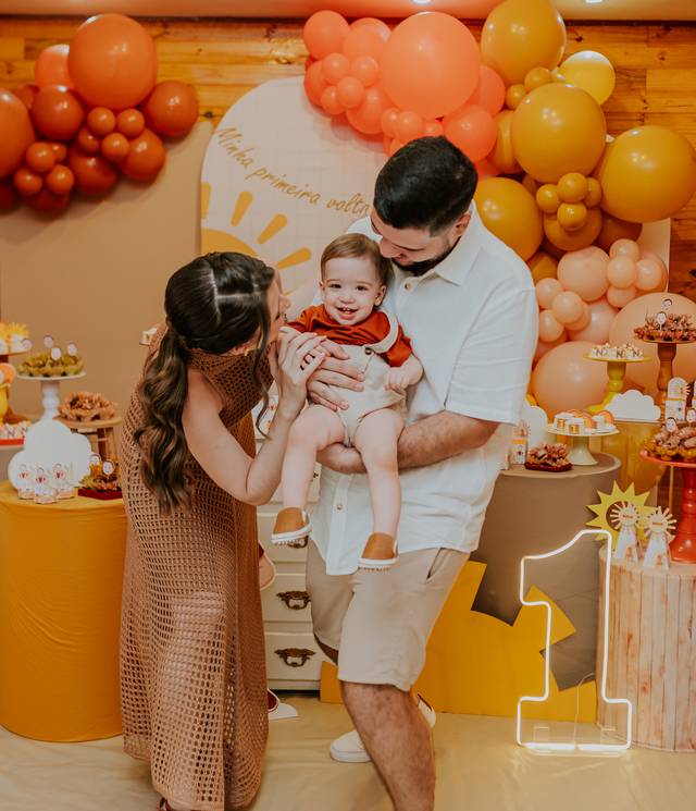 Festa Infantil de Festa de 1 ano Noah na Casa de festas Alegria de Viver