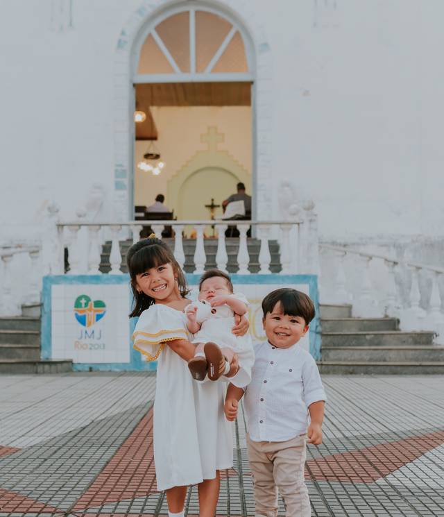 Batizado de Batizado do Pedro Mitsuo na Igreja Morro do Ouro- Ilha do Governador