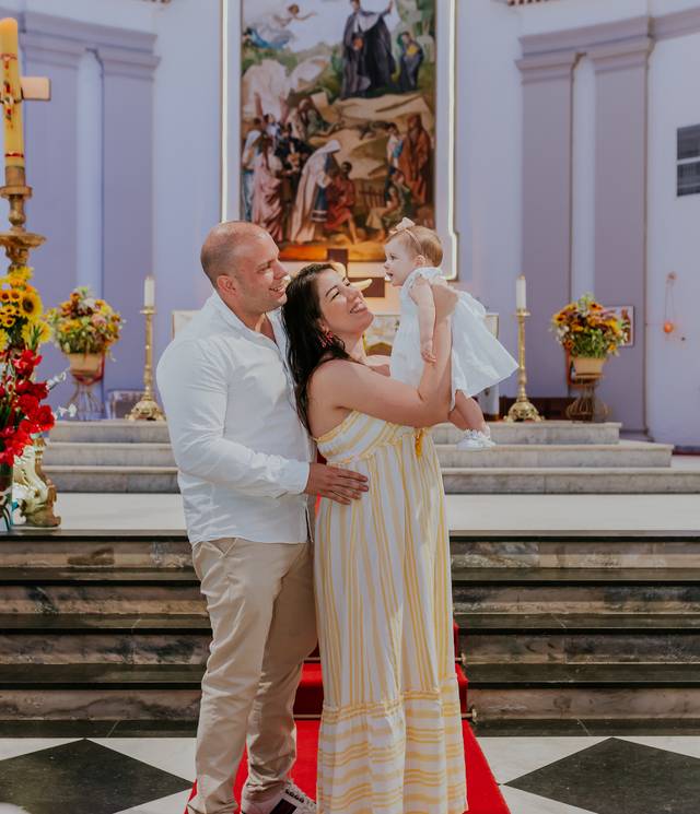 Batizado de Batizado da Manuella na Paróquia São Francisco Xavier do Engenho Velho- Tijuca