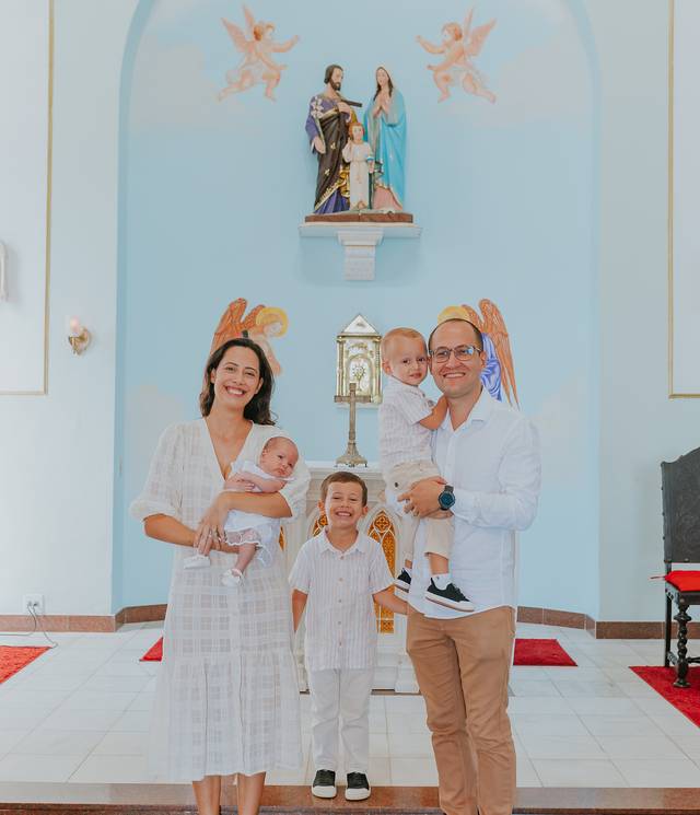 Batizado de Batizado da Teresa- Paróquia Sagrada Família- Ribeira