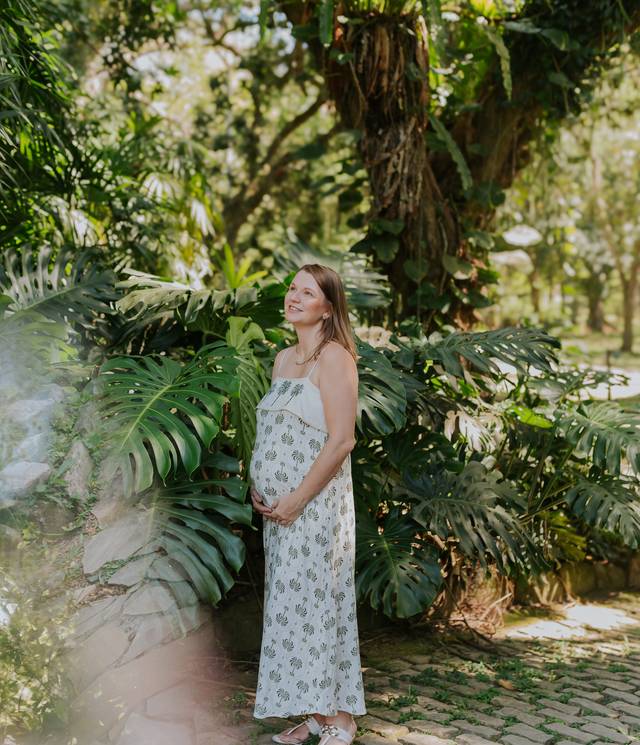Família & Gestante de Ensaio gestante no Jardim Botânico, RJ - A espera do Pedro