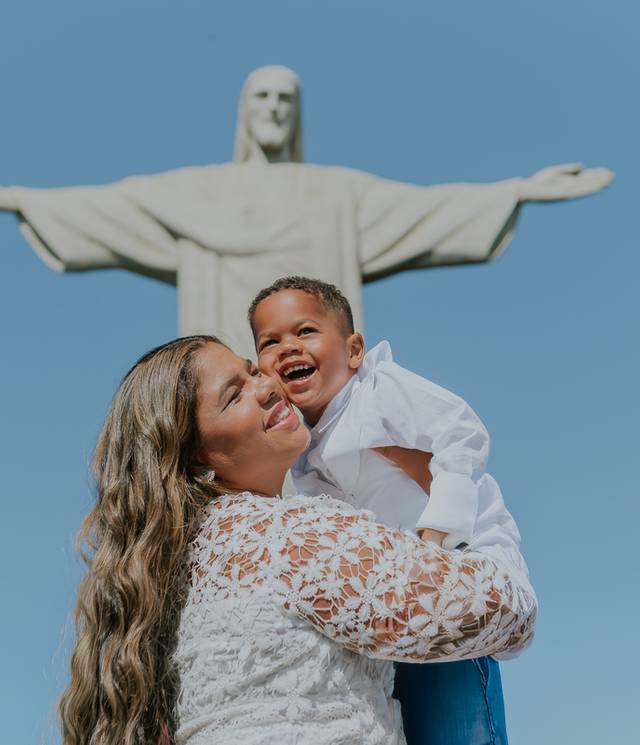 Batizado de Batizado do Leandro no Cristo Redentor, RJ 
