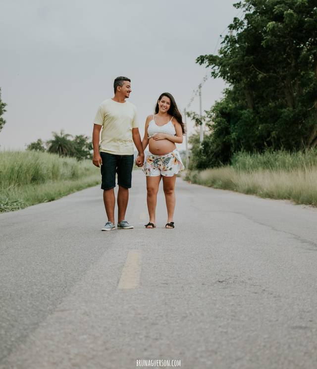 Família & Gestante de Ensaio de Gestante: A espera de Luiza