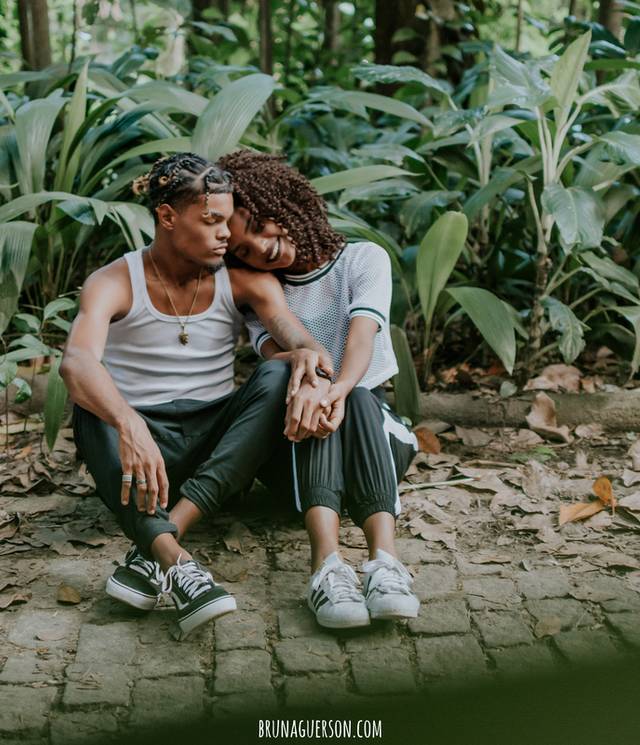 Casal de Ensaio de Casal no Parque Lage: Ana Cláudia + Jonas