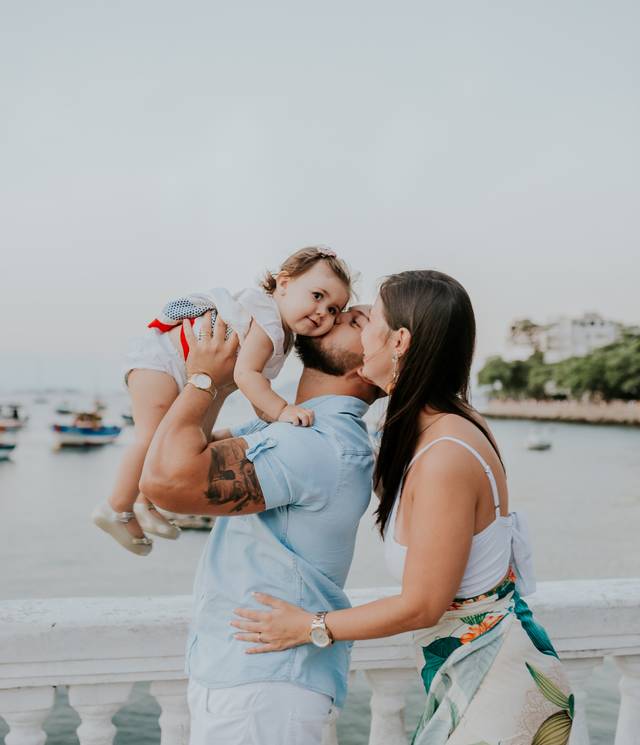 Família & Gestante de Ensaio Família: Dani, Ruan e Laura