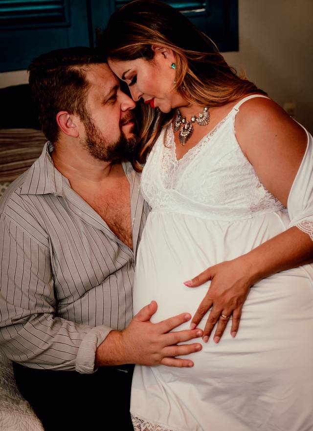 Gestante de Doce espera da GIOVANNA