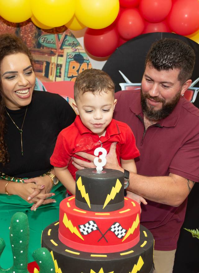 Aniversário de Aniversário 3 anos Emanuel