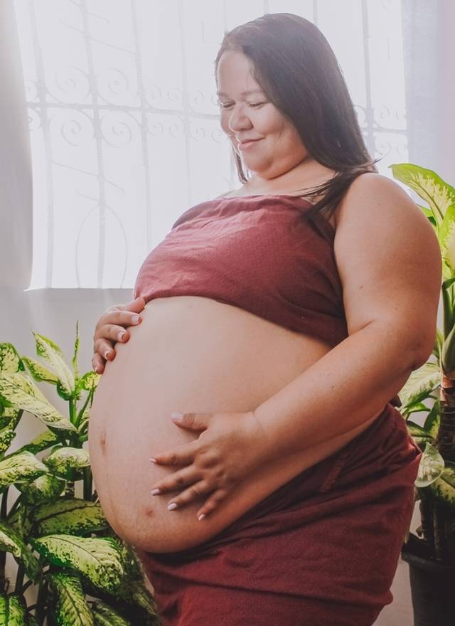 Ensaios de Patrícia esperando Samuel