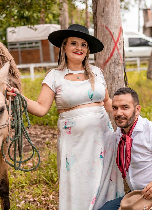 Ensaio de Chá revelação da Adriani e Jorge 😍