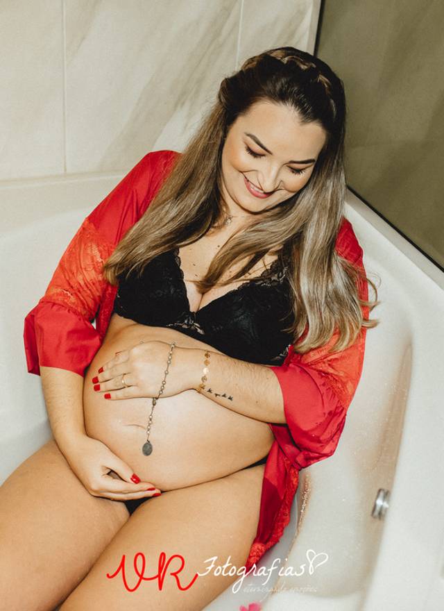 Gestante de A Doce espera de Isabele Nicole