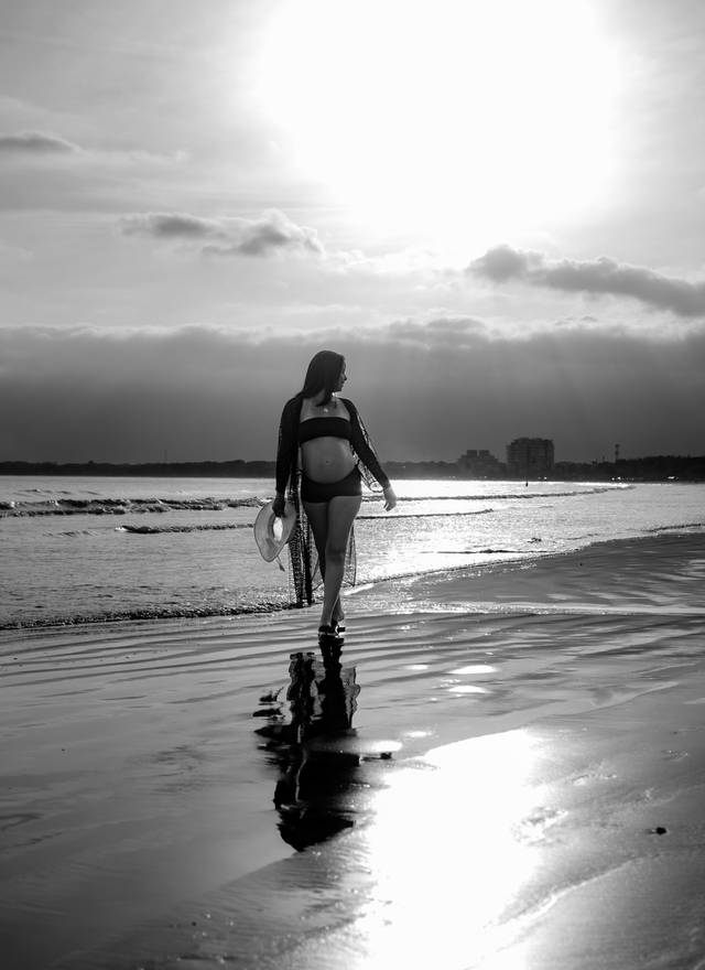 Gestante de Janaina e Familia