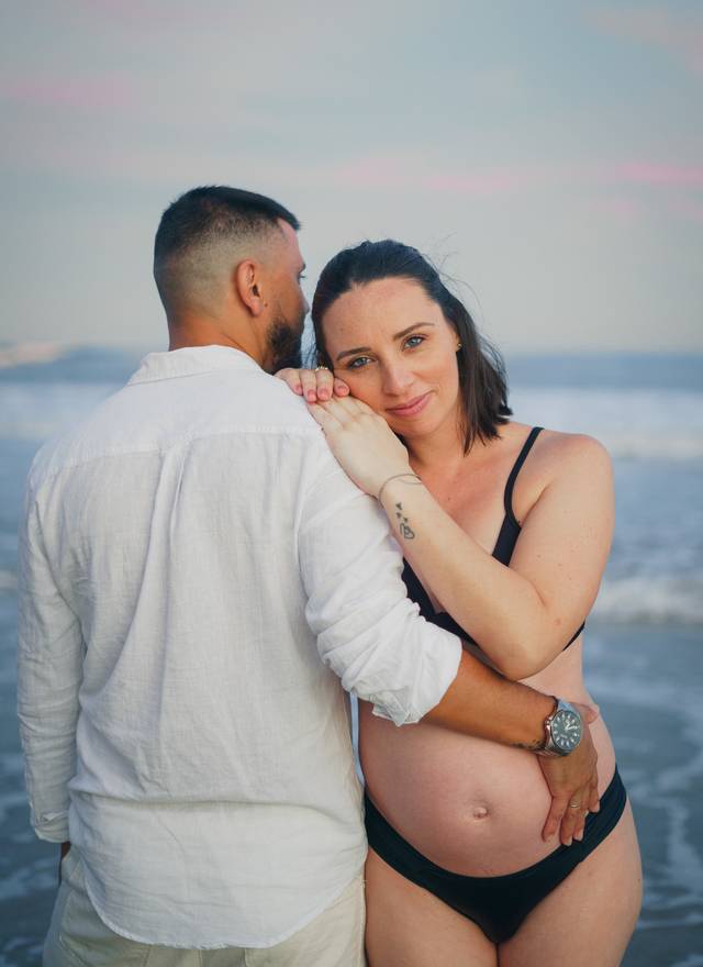 Ensaio de Família de Renata & Márcio - à espera do Joaquim