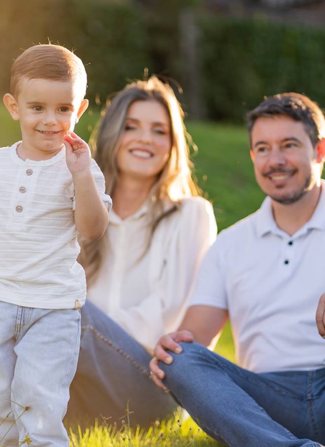 Ensaio de Família de Luana, Marcel e Caetano