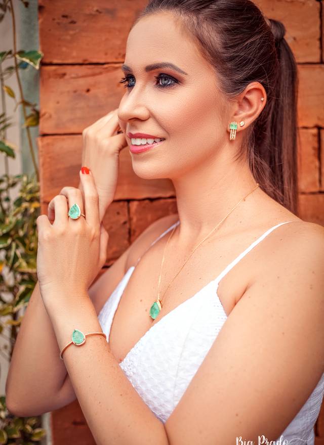 Ensaios de marca de Letícia - Editorial de Joias 