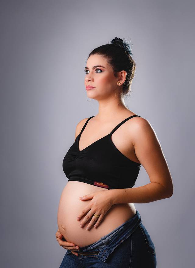 Gestante de Ensaio Gestante Juliana