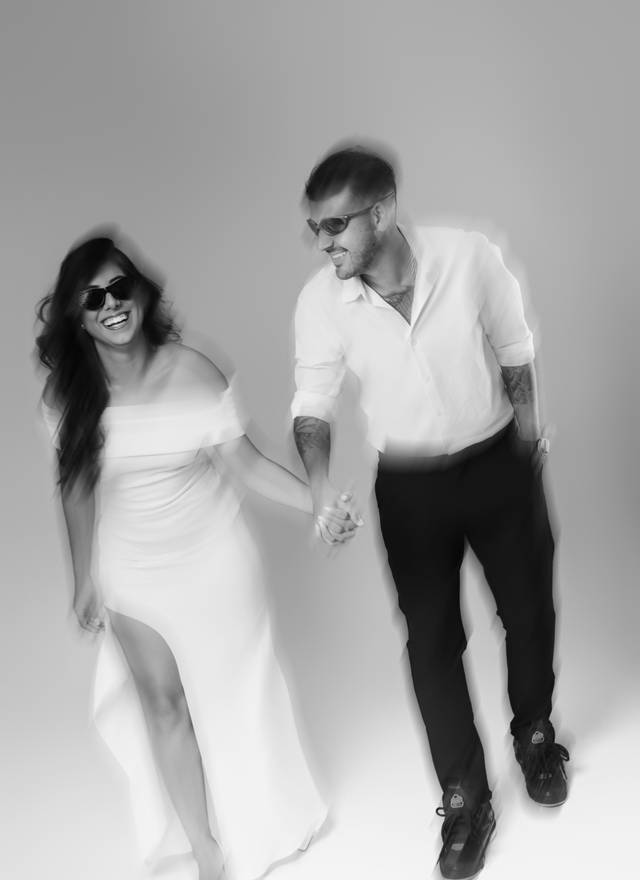 Pré Wedding de Pre-Wedding em Estúdio: A Elegância do Minimalismo e da Arte