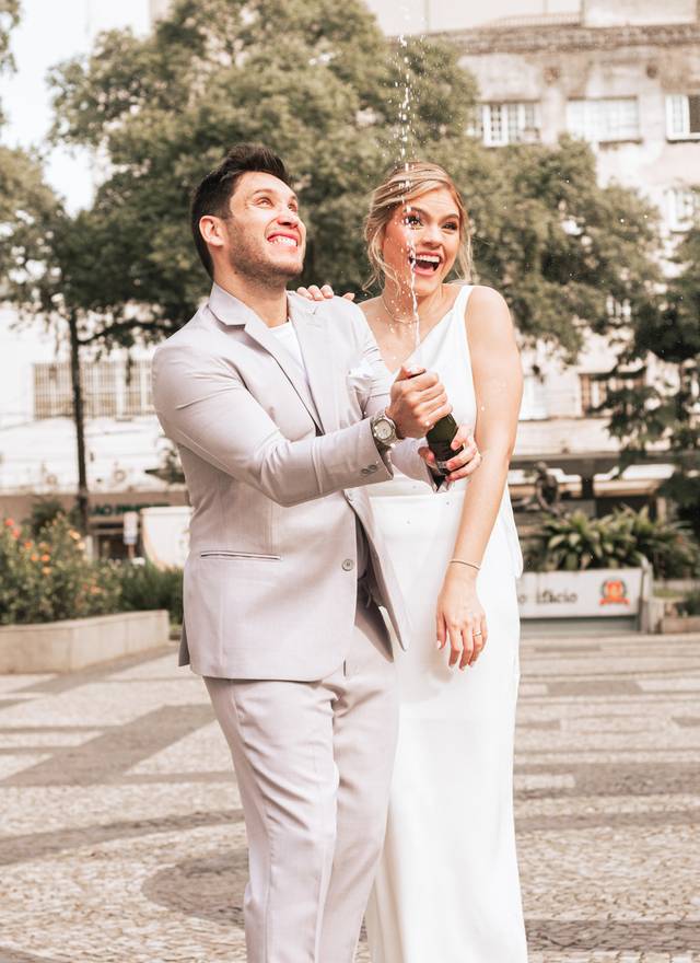 Casamento Civil de Casamento Civil Letícia&Lucas no Cartório Hidalgo + Celebração na Cantina Lilliana | Fotografo Casamento Civil Santos - Igor Vilares Fotografia