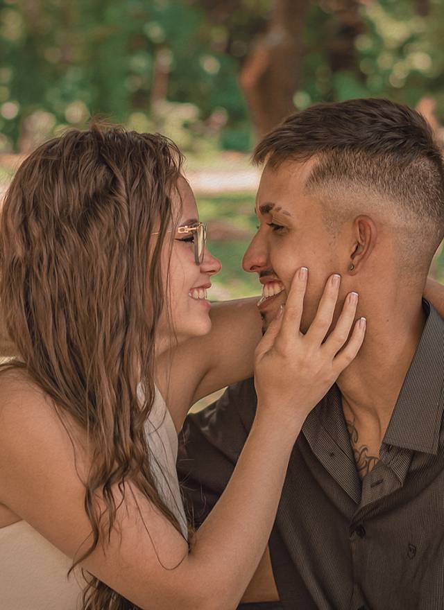 Ensaio de Casal de Ensaio com casal na praça