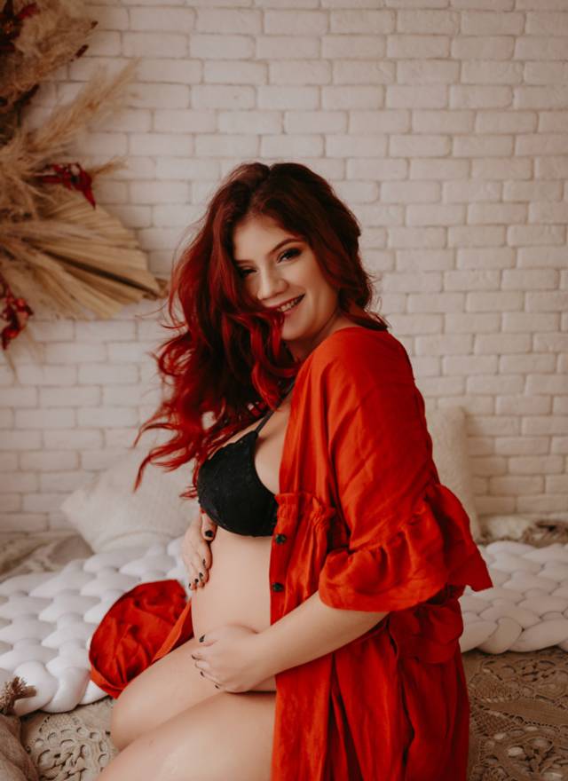 Gestante de A espera do Theo