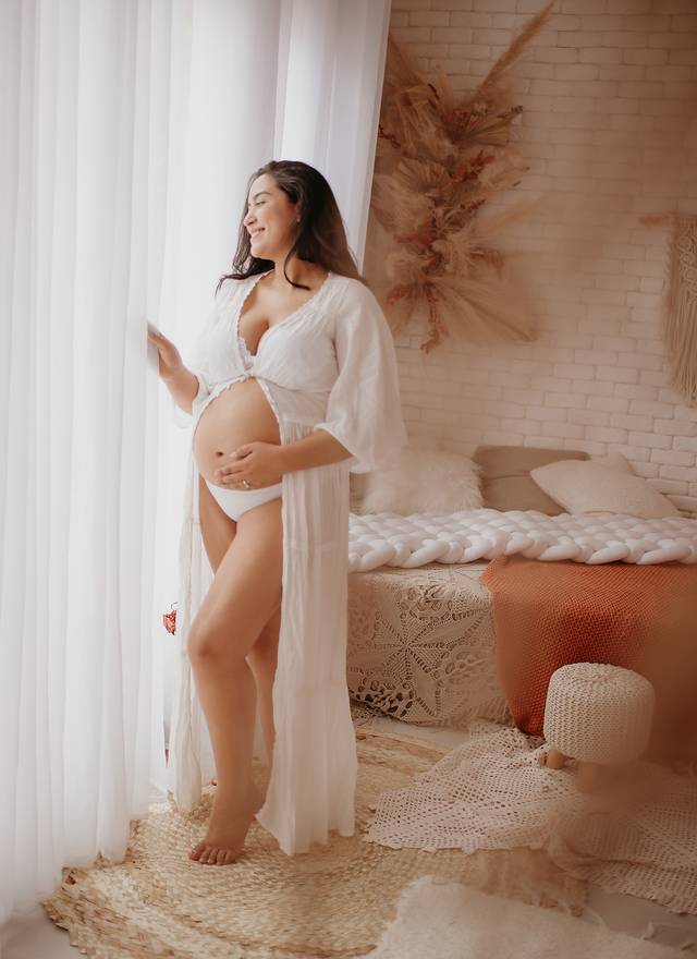 Gestante de A espera do Arthur - Maria Eduarda e Luis