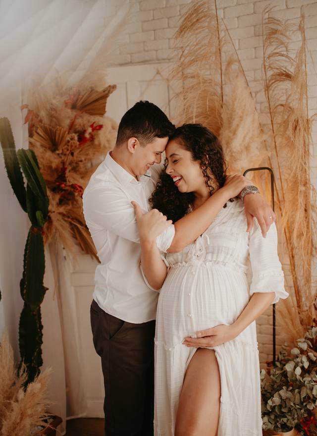 Gestante de Juliana e Deivid esperando a Heloisa