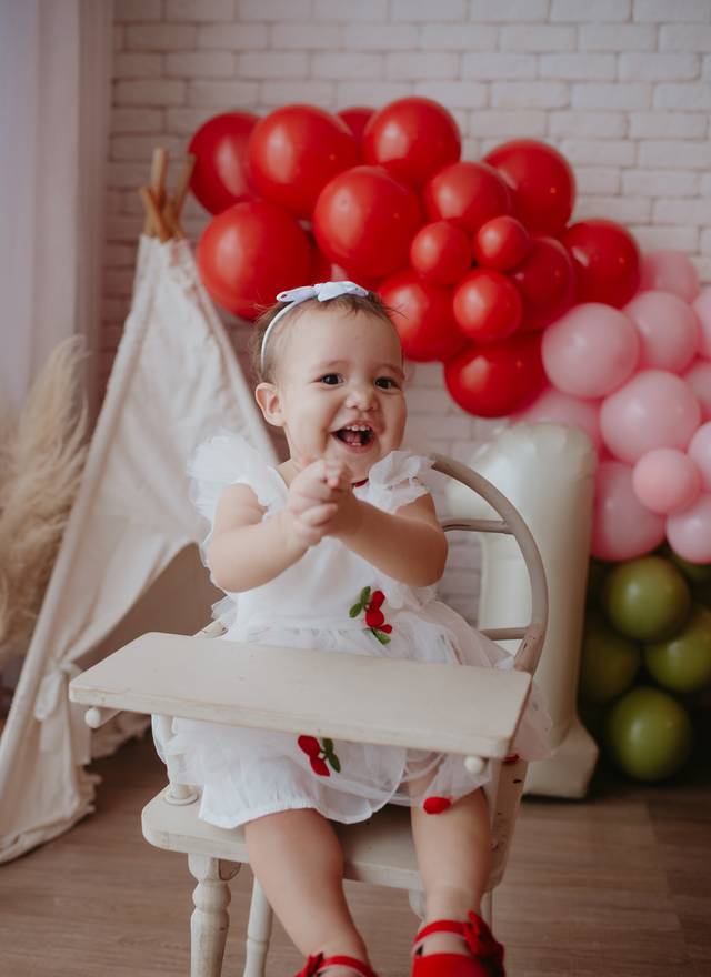 Ensaio 1 ano-Smash de Micaela 1 aninho - Ensaio Smash the Cake