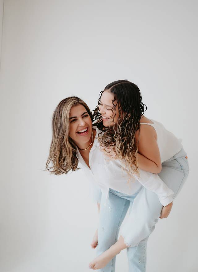 Familia de Ensaio Mãe e Filha - Ju e Karol
