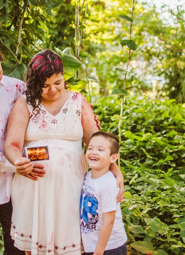 Gestante de Ensaio Revelação 