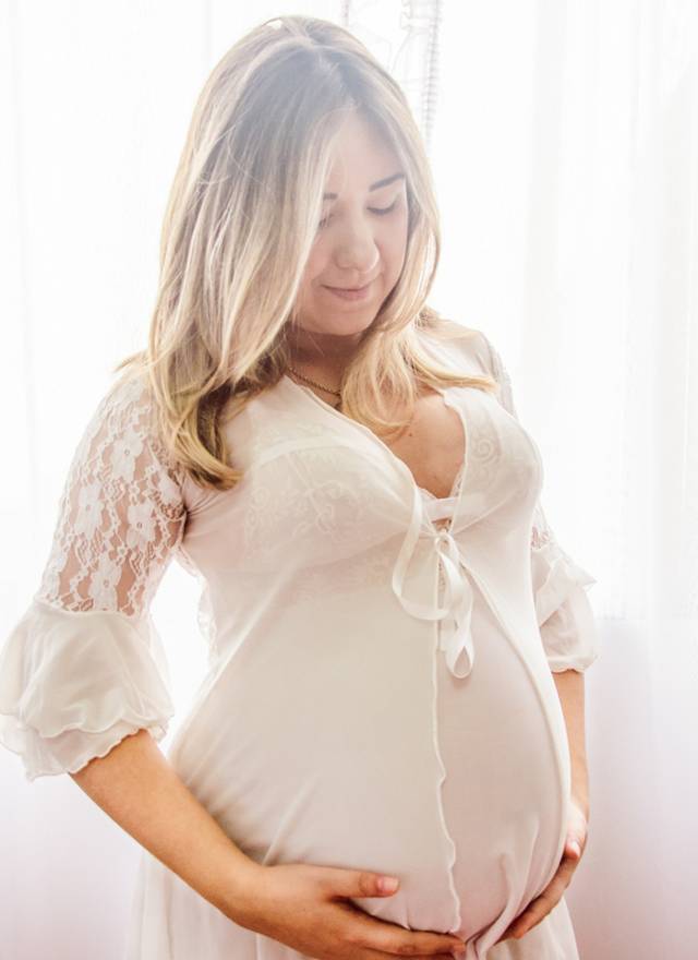 Gestante de Esperando pela Clarinha 