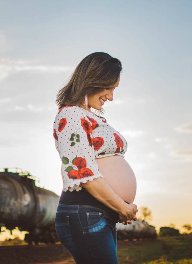 Gestante de Esperando o Isaac