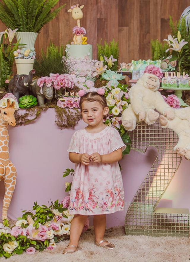 Festa infantil de Safari da Gege - 2 aninhos