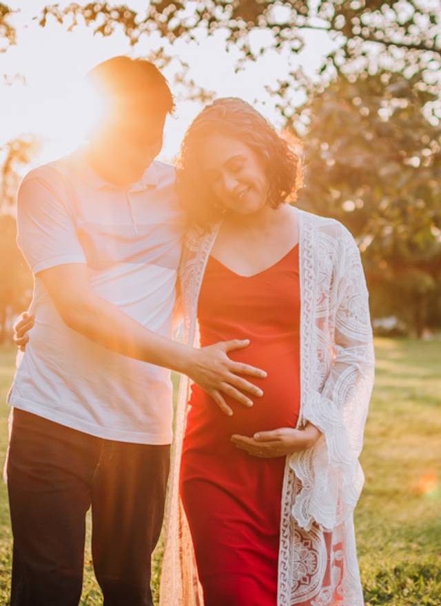 Gestante de A espera do Samuel