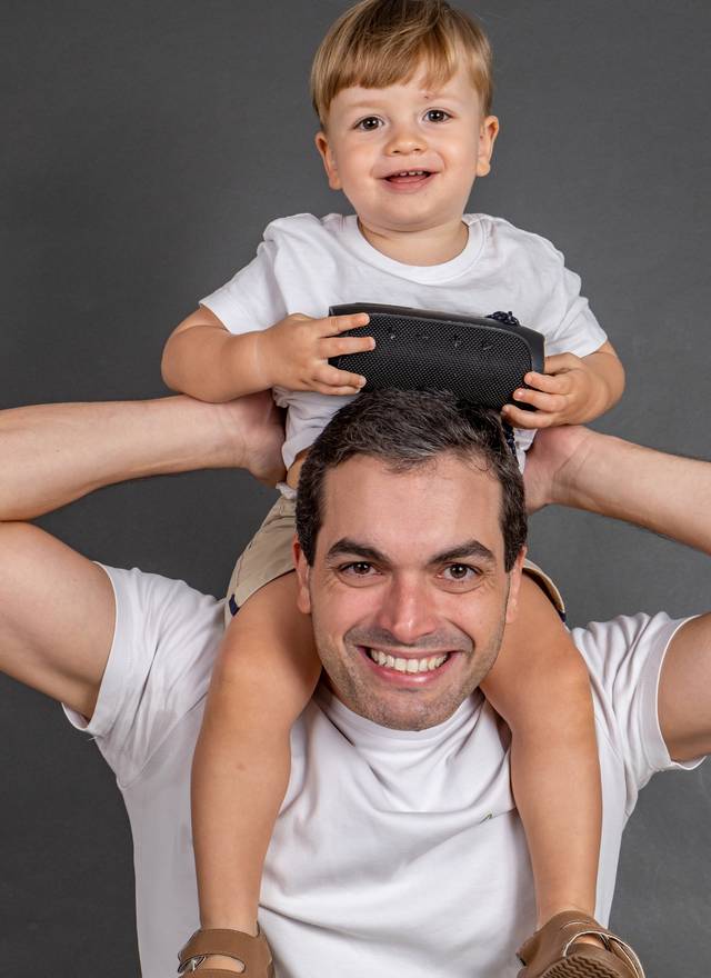 Ensaio Família de Especial dia dos Pais - Bruno e Bernardo