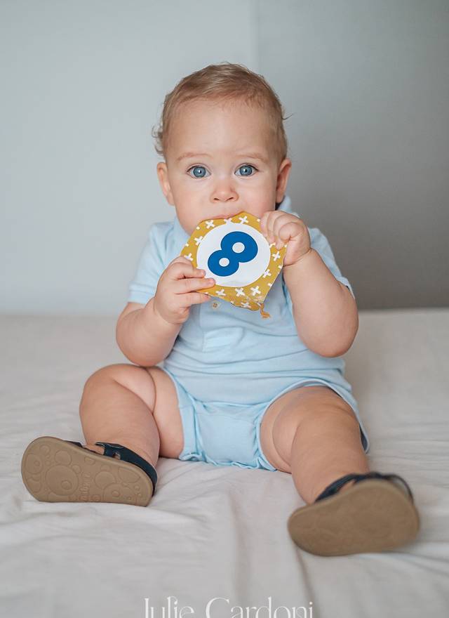 Acompanhamento Infantil de Acompanhamento Bernardo 8 meses