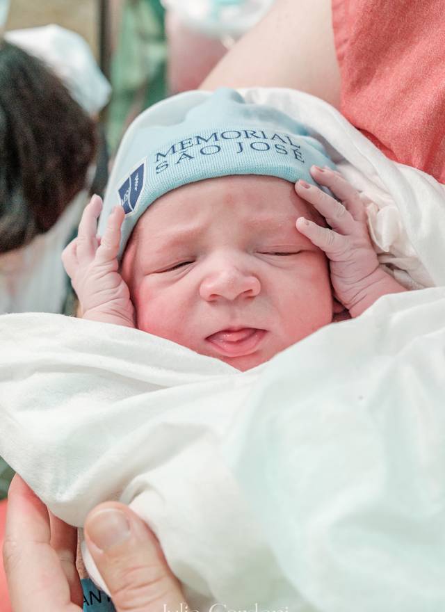 Fotografia de Nascimento de Nascimento Miguel - Parto Cesárea