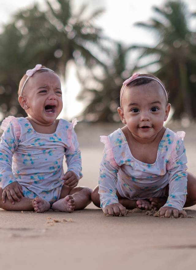 Ensaio Infantil de Ensaio Infantil - Liz e Isis 