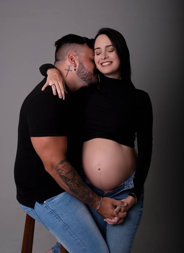 Ensaio Gestante de À espera da Celina 