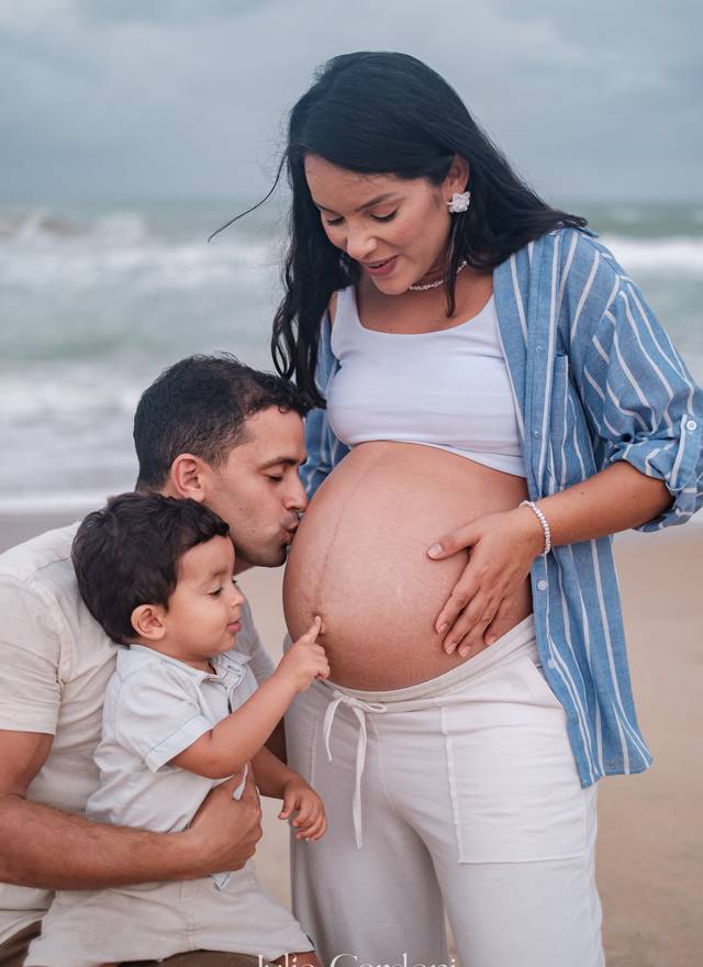 Ensaio Gestante de À espera do Daniel 