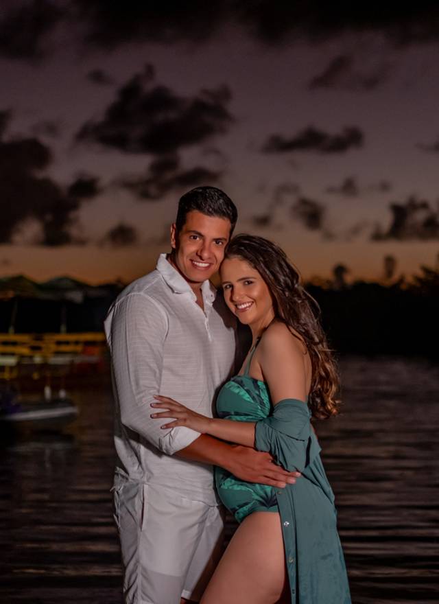 Ensaio Gestante de À espera da Luísa 