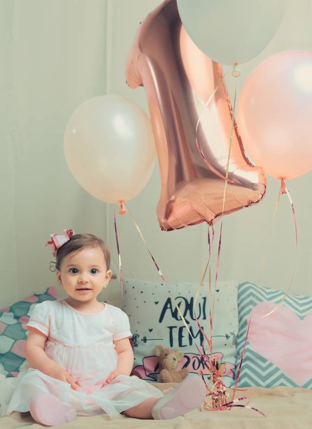 INFANTIL de ENSAIO LAVINIA COMEMORAÇÃO 01 ANO