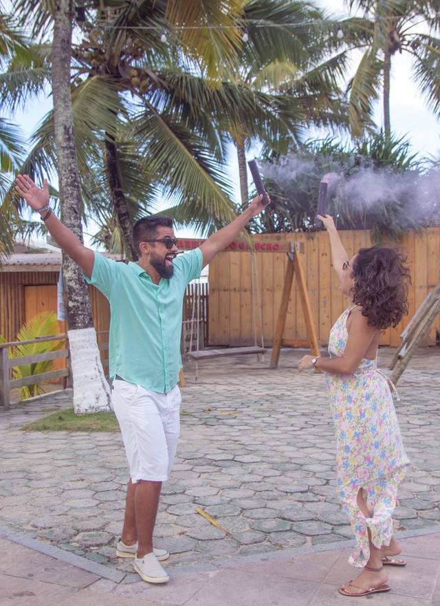 Gestante de Fotos Chá de bebê / Chá revelação