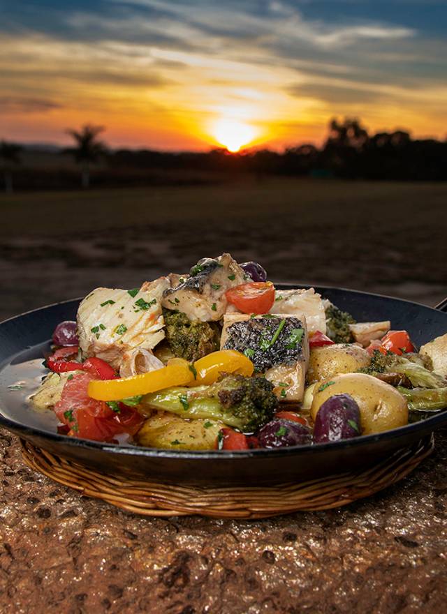 GASTRONOMIA de Pratos Cheff Gerald - Restaurante Moradas da Serra