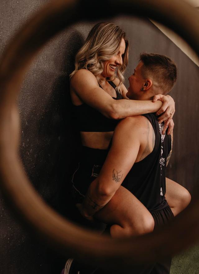 Ensaio Sensual de Pré Wending - Dianne e Grecy