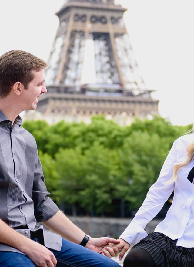Ensaio Romântico em Paris of Tania + Glauber