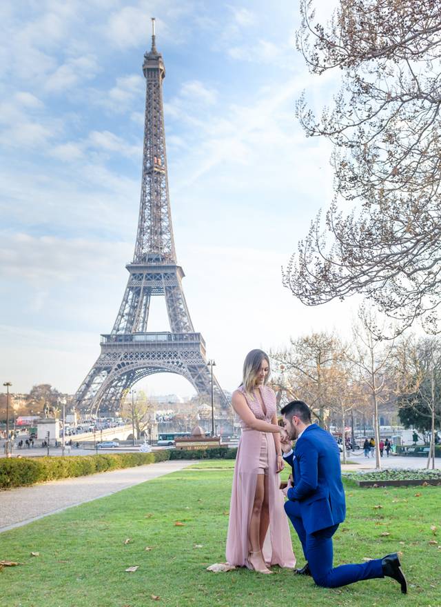 Pedido de Casamento em Paris of Pedro e Fernanda