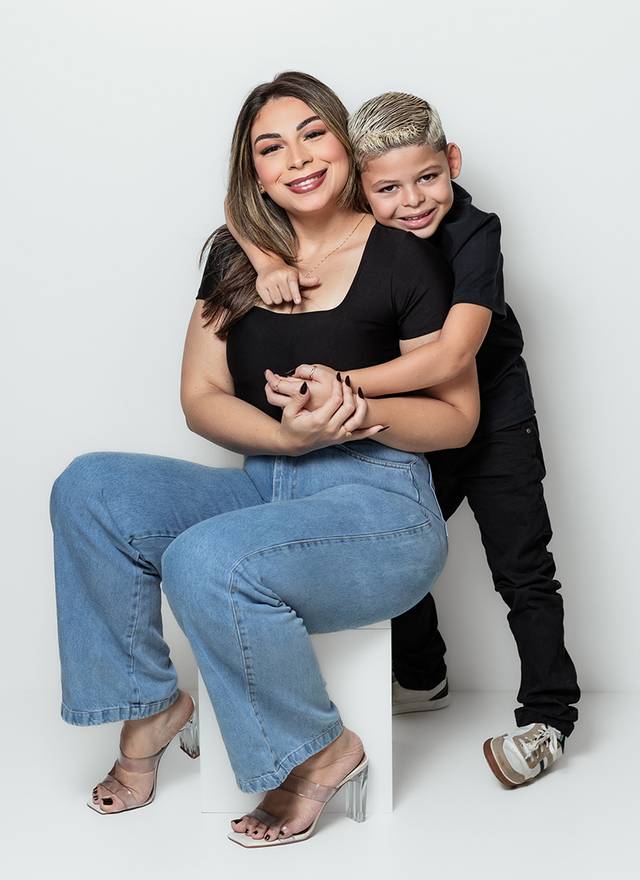 Familia de Davi e Gabrielle