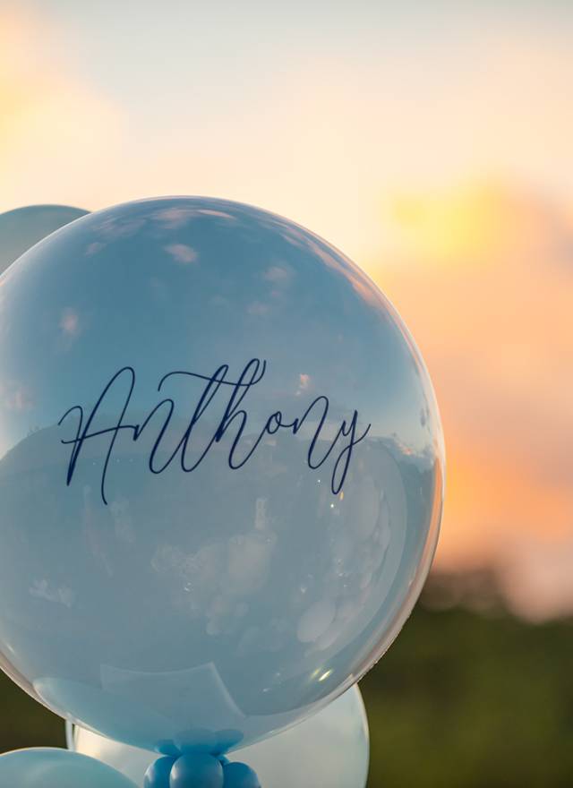 Gestante de Chá revelação - Anthony